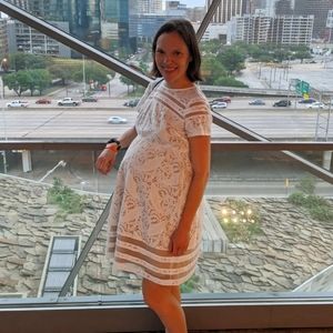 Motherhood Maternity Lace Dress Size Small